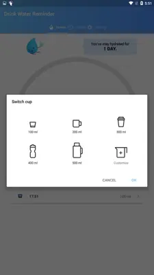 Drink Water Reminder android App screenshot 2