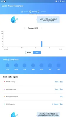Drink Water Reminder android App screenshot 3